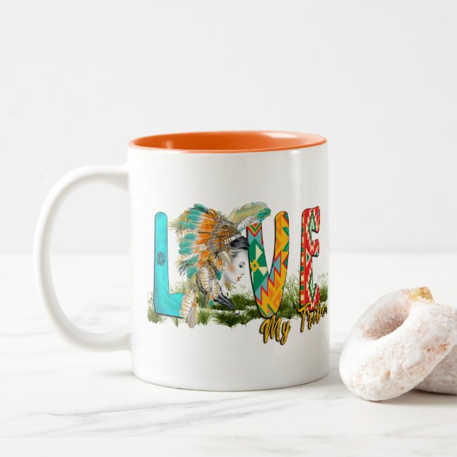 Amerikanische Tasse (Mit Donut)