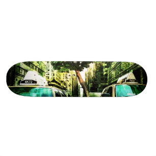 Amerikanische Taxi-Art Skateboard