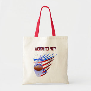 Amerikanische Tee-Party-Tasche Tragetasche