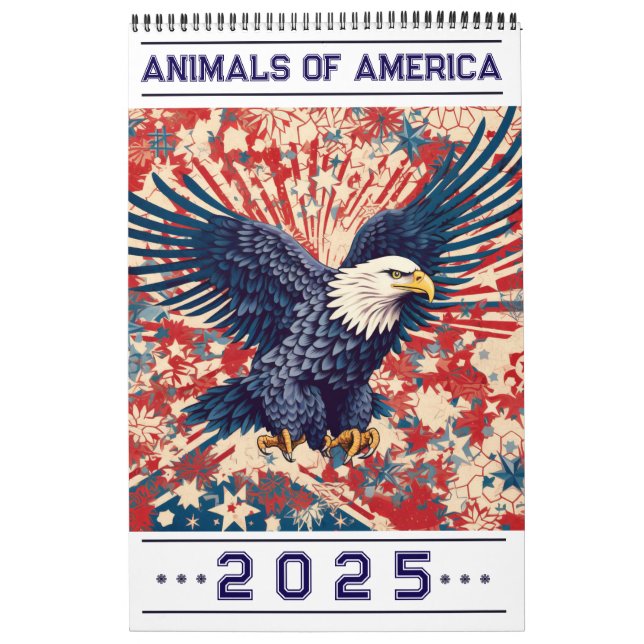 Amerikanische Tiere - Kalender 2025