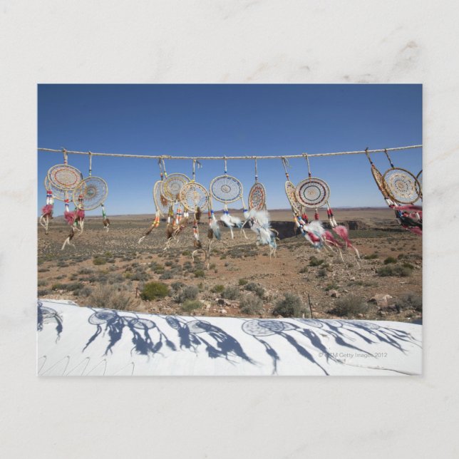 Amerikanische Traumfänger im Ausland Postkarte (Vorderseite)