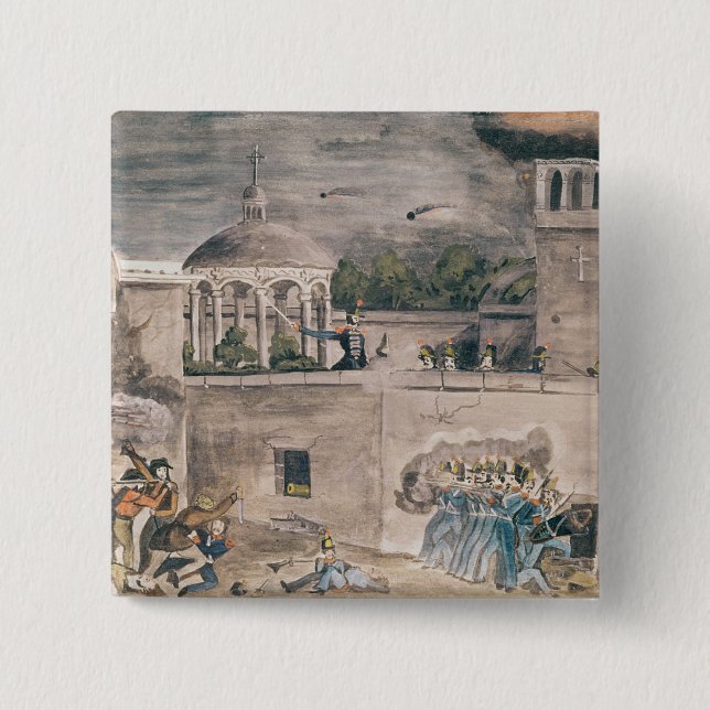 Amerikanische Truppen unter General Doniphan Button (Vorderseite)