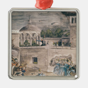 Amerikanische Truppen unter General Doniphan Ornament Aus Metall