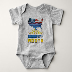 Amerikanische ukrainische Wurzeln Baby Strampler