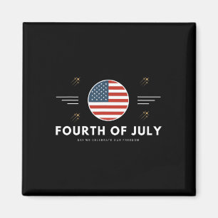 Amerikanische Unabhängigkeitstag 4. Juli Amerikani Magnet