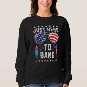 Amerikanische Unabhängigkeitstag 4. Juli Feuerwerk Sweatshirt