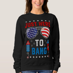 Amerikanische Unabhängigkeitstag 4. Juli Feuerwerk Sweatshirt