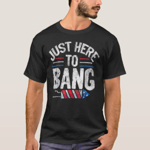Amerikanische Unabhängigkeitstag 4. Juli Feuerwerk T-Shirt