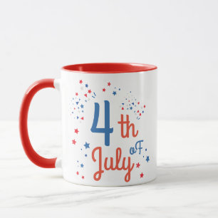 Amerikanische Unabhängigkeitstag 4. Tasse Kundensp