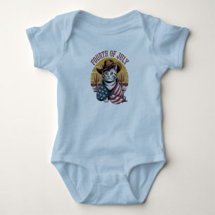 Amerikanische Unabhängigkeitstag Baby Strampler