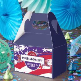 Amerikanische Unabhängigkeitstag bevorzugen Boxen Geschenkschachtel