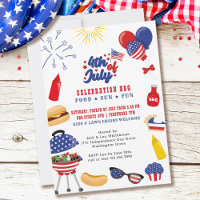 Amerikanische Unabhängigkeitstag Celebration Backy