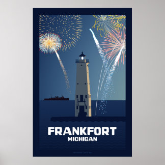 Amerikanische Unabhängigkeitstag Celebration, Fran Poster