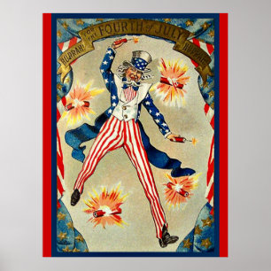 Amerikanische Unabhängigkeitstag Celebration - Onk Poster
