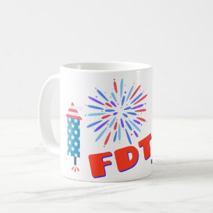 Amerikanische Unabhängigkeitstag FDT Foxtrot Delta Kaffeetasse