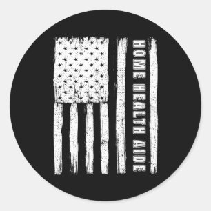 Amerikanische Unabhängigkeitstag für die amerikani Runder Aufkleber