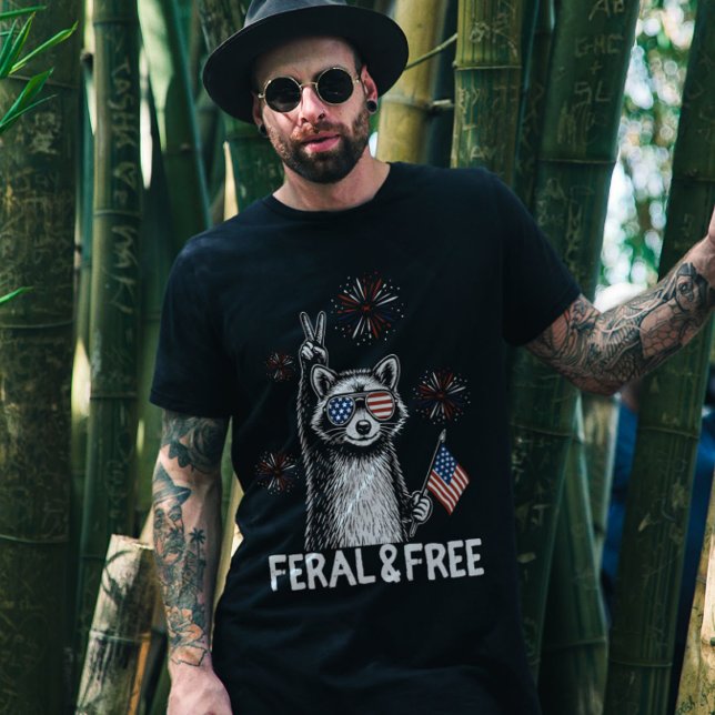 Amerikanische Unabhängigkeitstag für Wild und Frei T-Shirt (Von Creator hochgeladen)