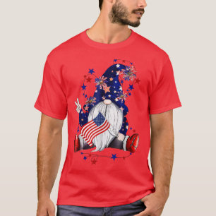 Amerikanische Unabhängigkeitstag Gnomes Patriotic T-Shirt