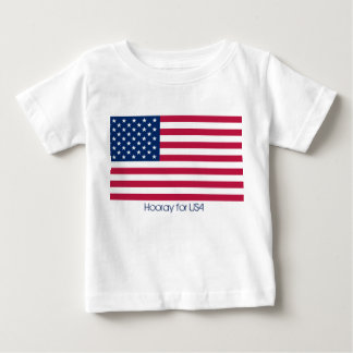 amerikanische Unabhängigkeitstag Hooray für die US Baby T-shirt