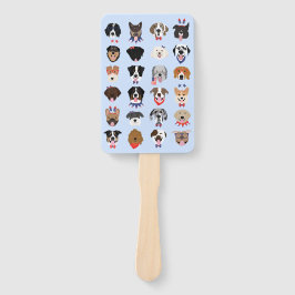 Amerikanische Unabhängigkeitstag-Hundeszenen Fächer