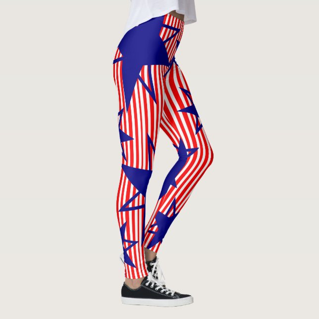 Amerikanische Unabhängigkeitstag Leggings (Rechts)