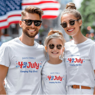 Amerikanische Unabhängigkeitstag Matching Family R T-Shirt
