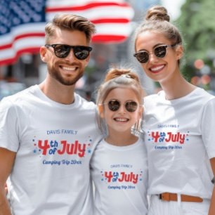 Amerikanische Unabhängigkeitstag Matching Family R T-Shirt