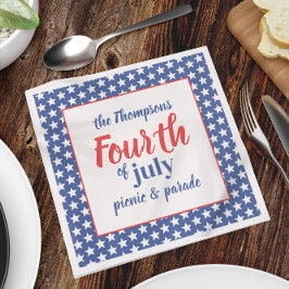 Amerikanische Unabhängigkeitstag Niedlich Summer C Serviette