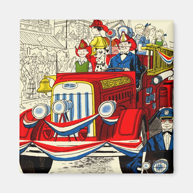 Amerikanische Unabhängigkeitstag Parade Magnet (Vorne)