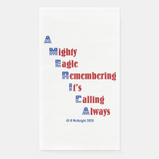 amerikanische Unabhängigkeitstag Picknickartikel Serviette