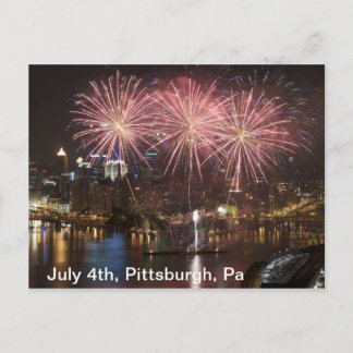 Amerikanische Unabhängigkeitstag Postkarte