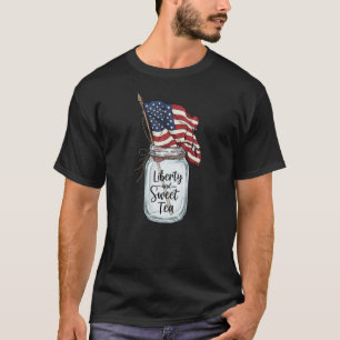 Amerikanische Unabhängigkeitstag Sweet Tea & Freed T-Shirt