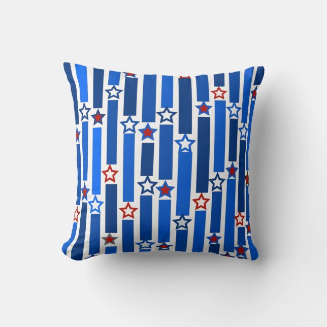Amerikanische Unabhängigkeitstag US Flagge Kissen (Vorderseite)