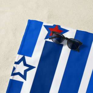 Amerikanische Unabhängigkeitstag US Flagge Strandtuch