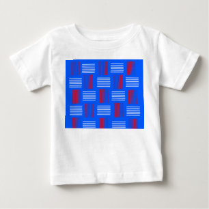 Amerikanische Unabhängigkeitstag Weave Baby T-shirt