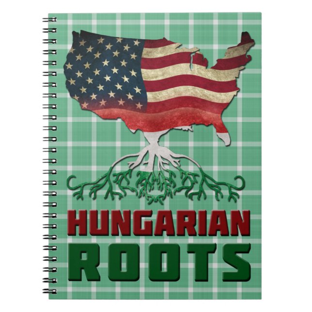 Amerikanische ungarische Roots Notepad Notizblock (Vorderseite)