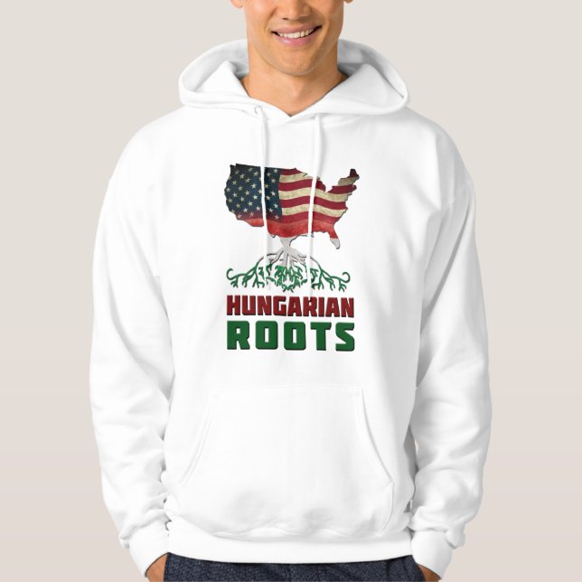 Amerikanische ungarische Wurzeln Hoodie (Vorderseite)
