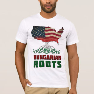 Amerikanische ungarische Wurzeln T-Shirt