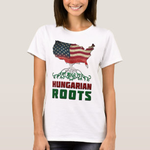Amerikanische ungarische Wurzeln T-Shirt