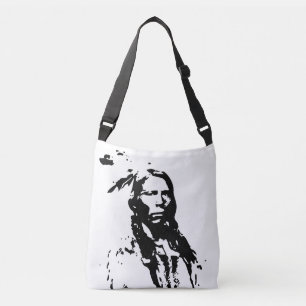 AMERIKANISCHE UREINWOHNER ART CROSS BODY BAG TASCH TRAGETASCHEN MIT LANGEN TRÄGERN