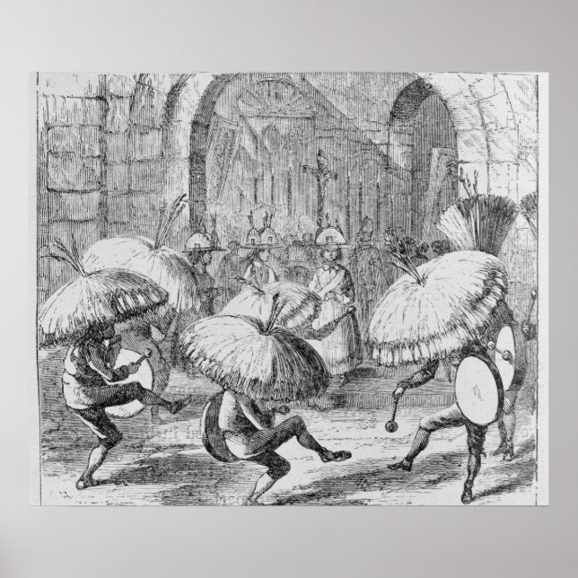 Amerikanische Ureinwohner, die Chuno oder Kartoffe Poster (Vorne)