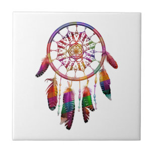 Amerikanische Ureinwohner Dreamcatcher Fliese