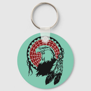 Amerikanische Ureinwohner Eagle Dreamcatcher Schlü Schlüsselanhänger