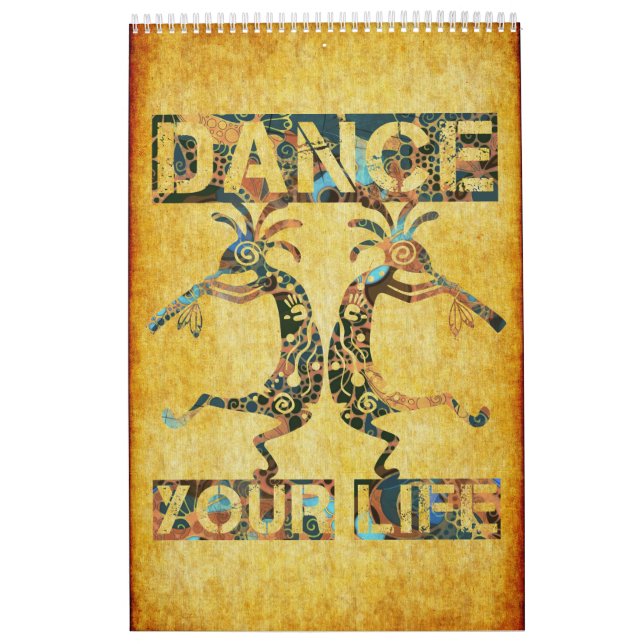 Amerikanische Ureinwohner Kokopelli - Dance Your L Kalender (Titelbild)