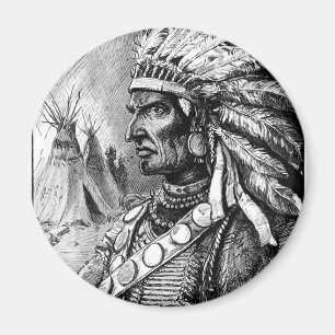 Amerikanische Ureinwohner Magnet
