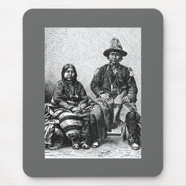 Amerikanische Ureinwohner Mouse Pad Mousepad (Vorne)