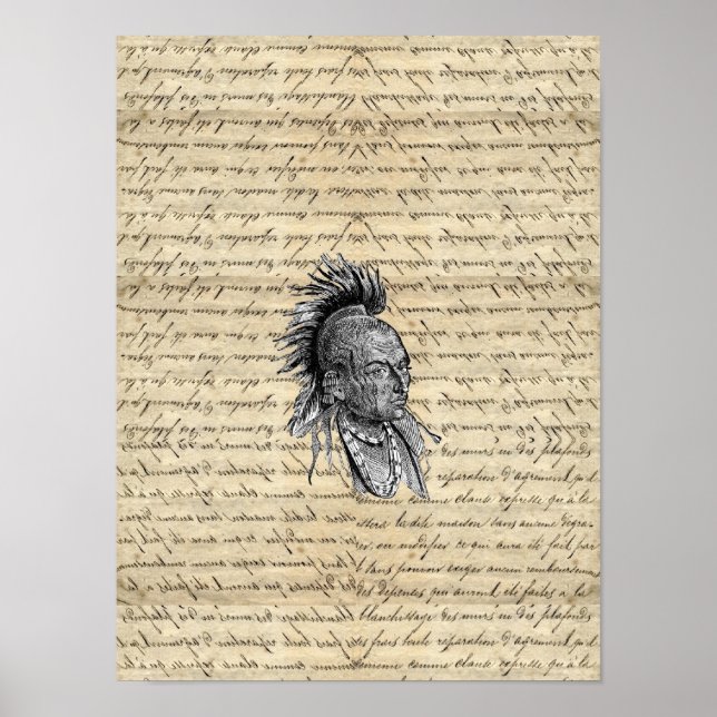 Amerikanische Ureinwohner Poster (Vorne)