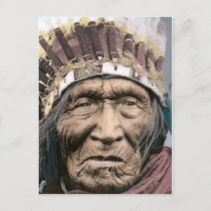 amerikanische Ureinwohner Postkarte