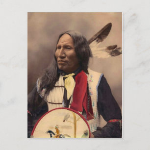 Amerikanische Ureinwohner Postkarte