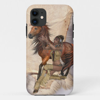Amerikanische Ureinwohner Prinzessin und Pferd Case-Mate iPhone Hülle